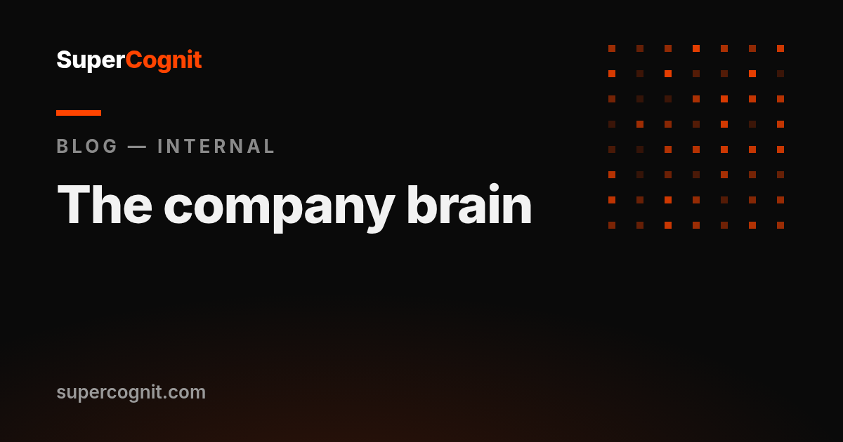 El cerebro de la empresa: cómo crear un MCP interno para onboarding, SOPs y políticas