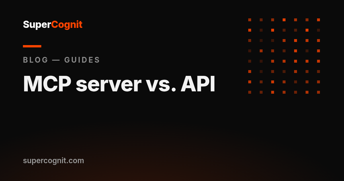 Servidor MCP vs. API: ¿en qué se diferencian y cuándo necesitas cada uno?