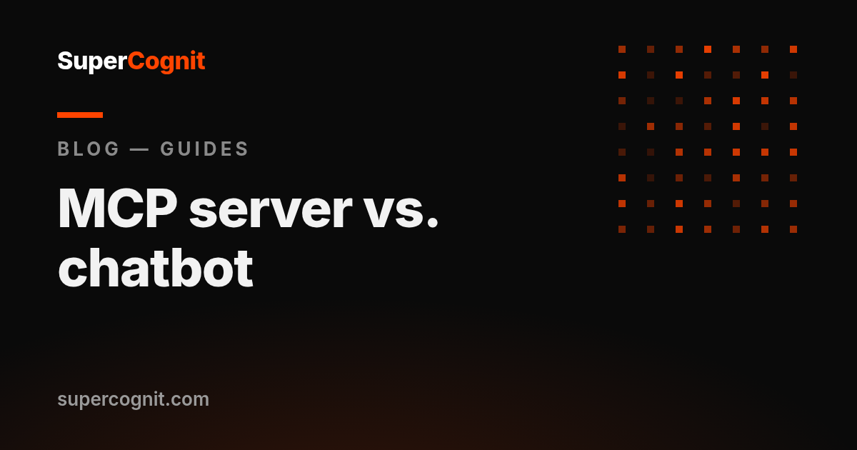 Servidor MCP vs. chatbot: ¿cuál necesita realmente tu empresa?