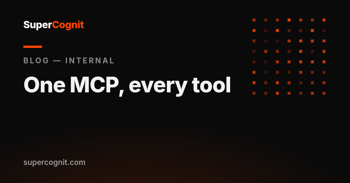 Un MCP, todas las herramientas: tu conocimiento de empresa disponible en Claude, Cursor y más allá